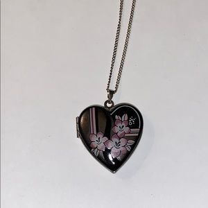 Michaela Frey Enamel Locket Necklace